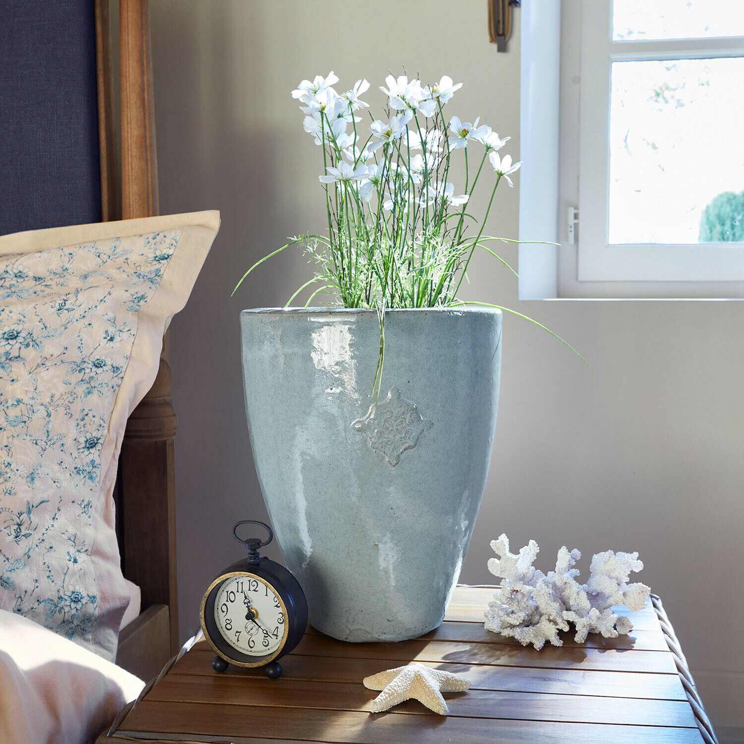 Mirabeau Übertopf Übertopf Serenzia blau