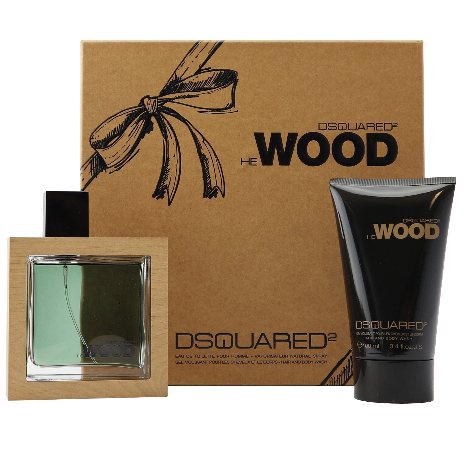Dsquared2 Duft-Set Dsquared² He Wood Eau de Toilette Spray 100 ml ...