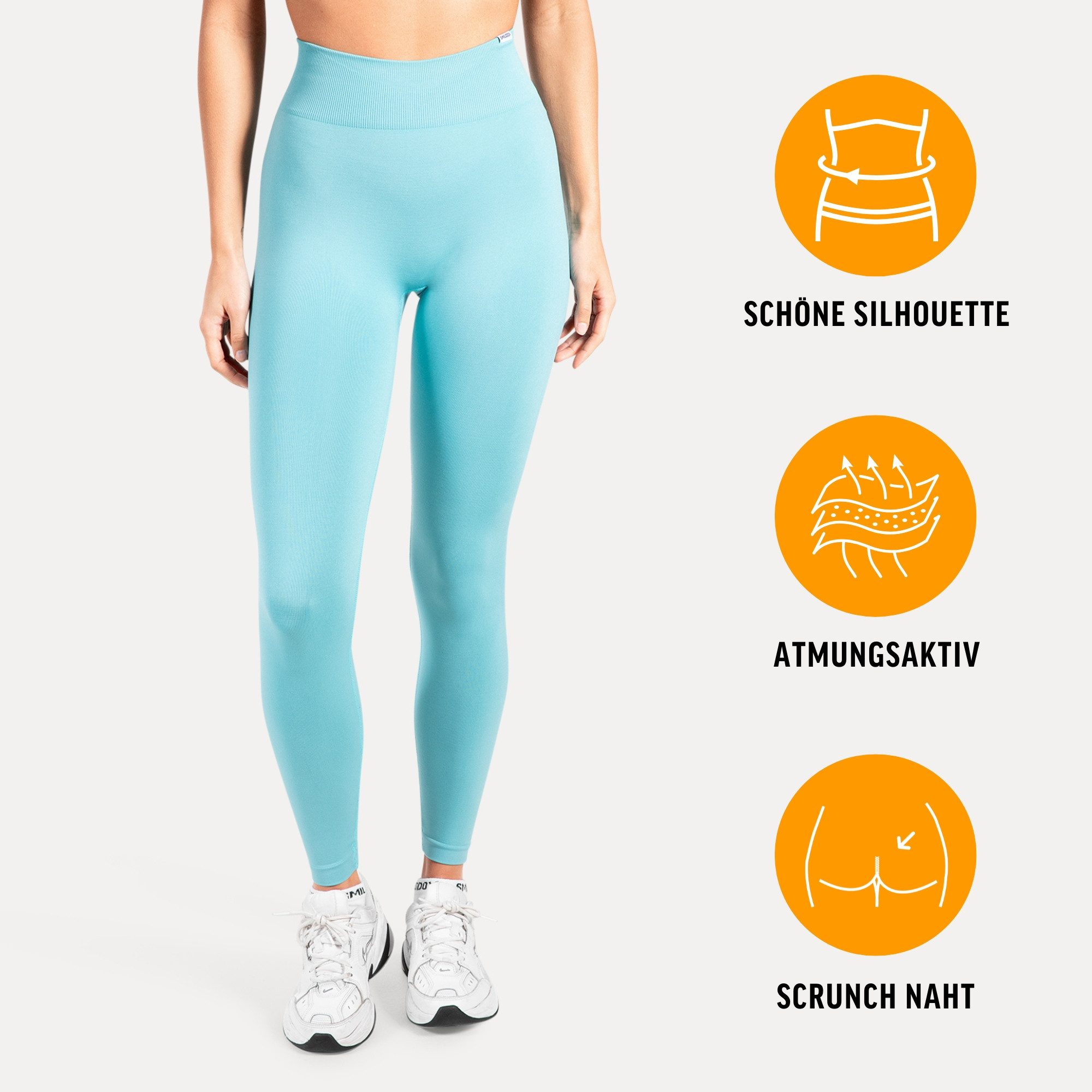 Smilodox Leggings Slayton Scrunch, Seamless Push-Up Sporthose High Waist V- günstig online kaufen