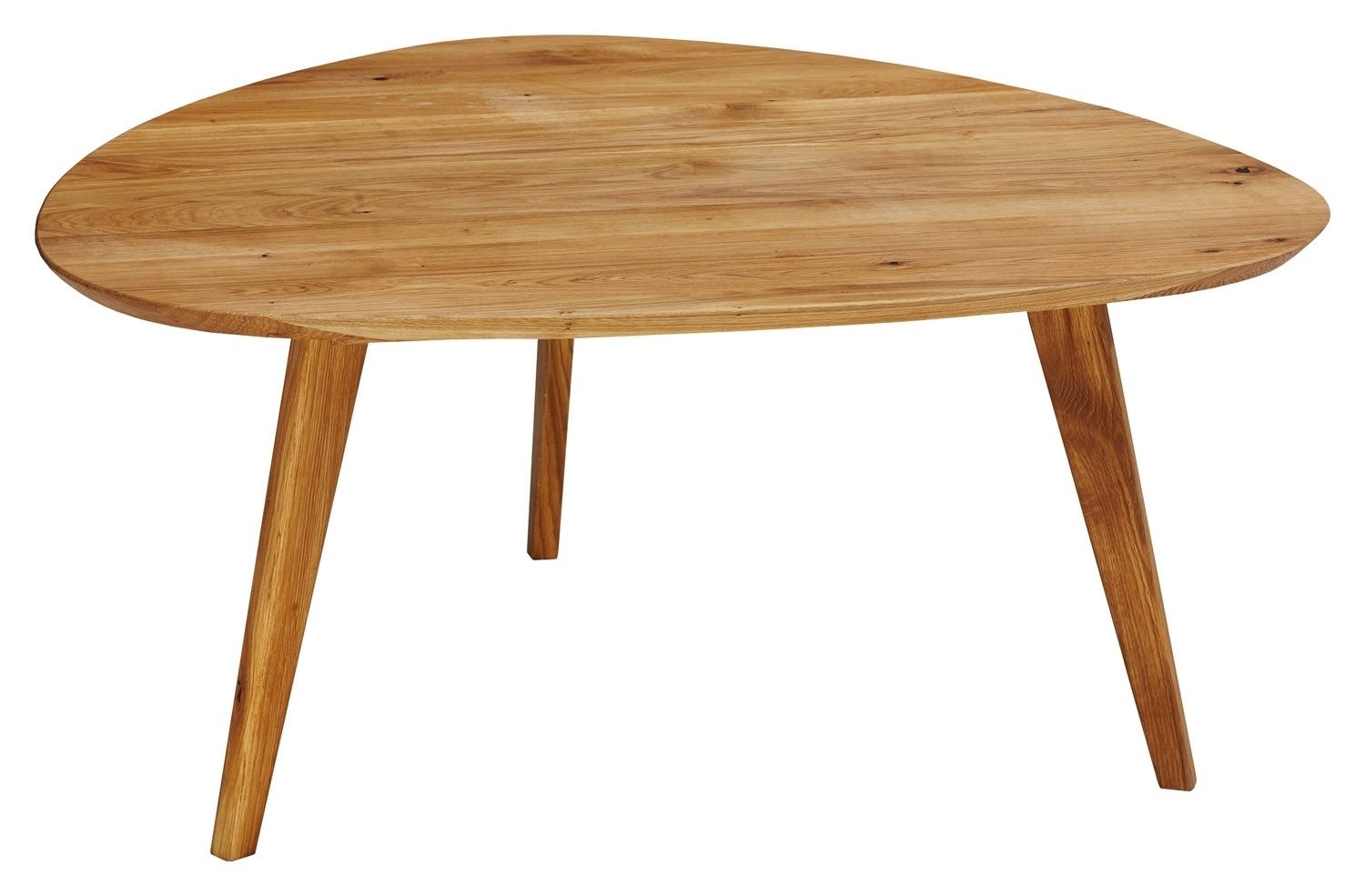 Couchtisch OLPE, Braun, Wildeichenholz massiv geölt