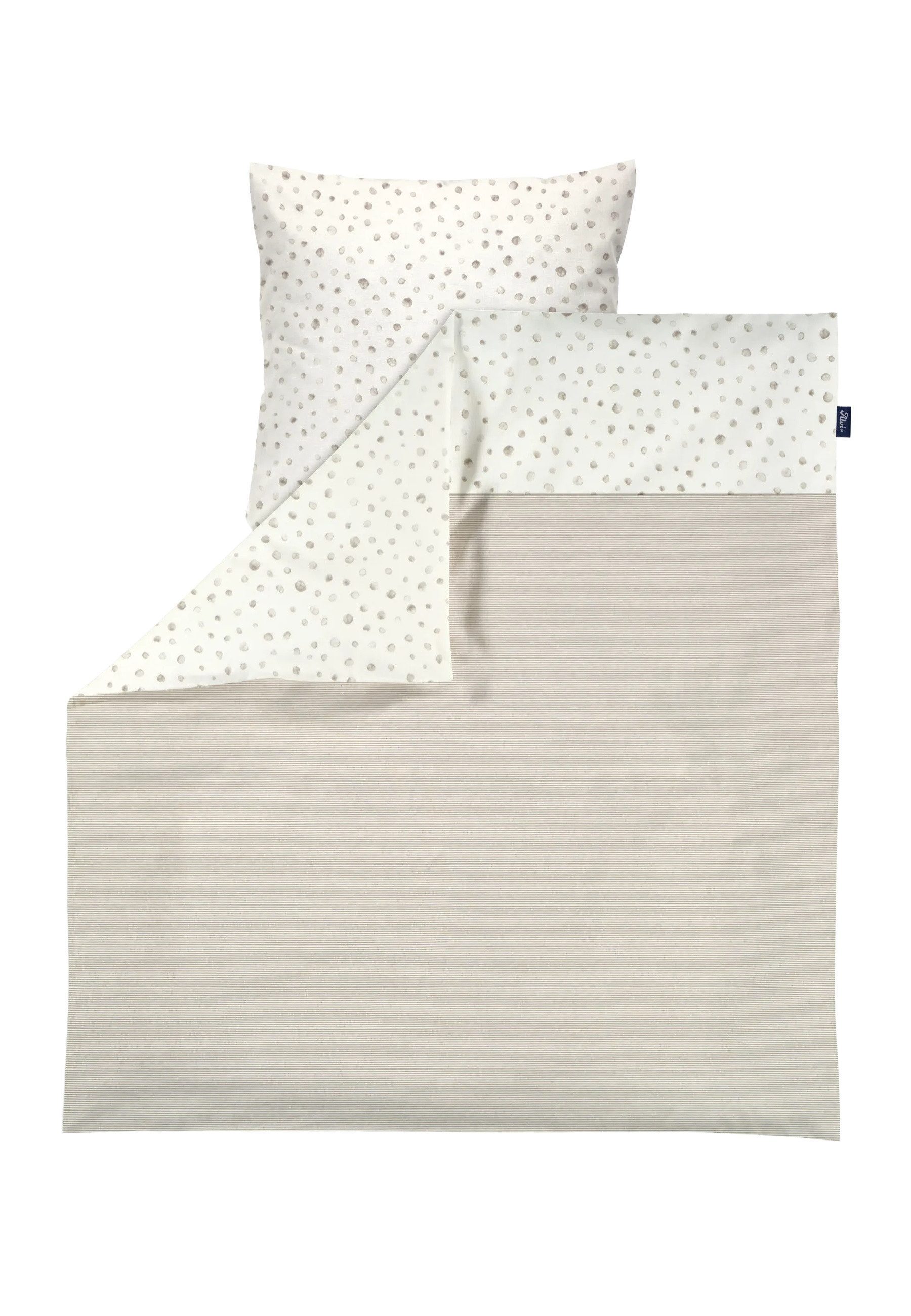 Alvi® Babybettwäsche Bettwäsche Baumwolle ., Baumwolle, 2 teilig, atmungsaktiv