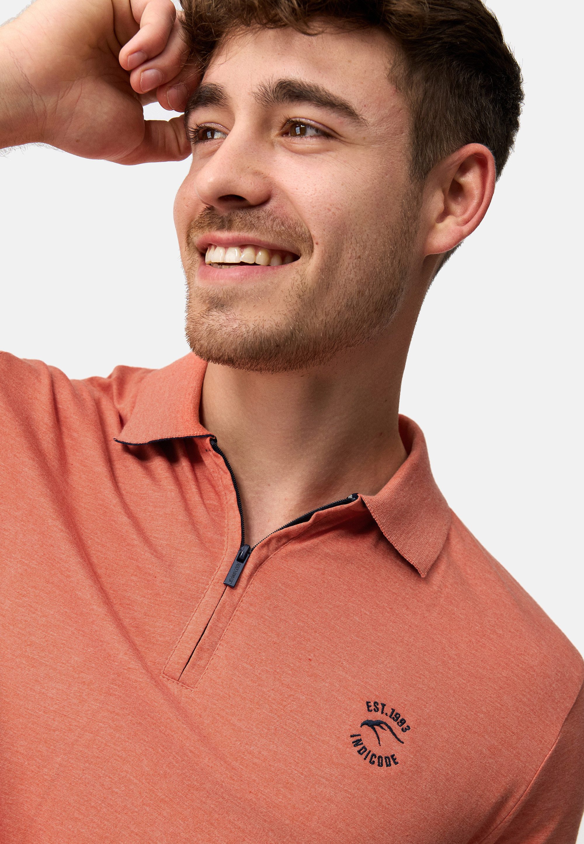 Indicode Poloshirt INYonah mit klassischem Kragen günstig online kaufen