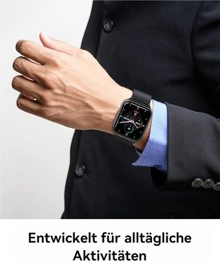 ENOMIR Herren's und Damen's Fitness-Tracker Smartwatch (1,78 Zoll, Android/iOS), mit SpO2, Herzfrequenz, Schlaf & Stressüberwachung 100+ Sportmodi