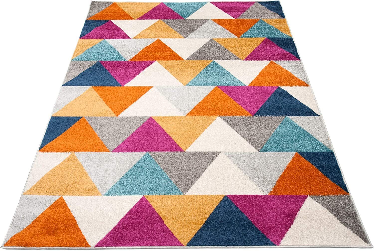 Mazovia Teppich LAZUR_Geometric, 80x150, Geometrisch, Modern, Kurzflor, Gemustert
