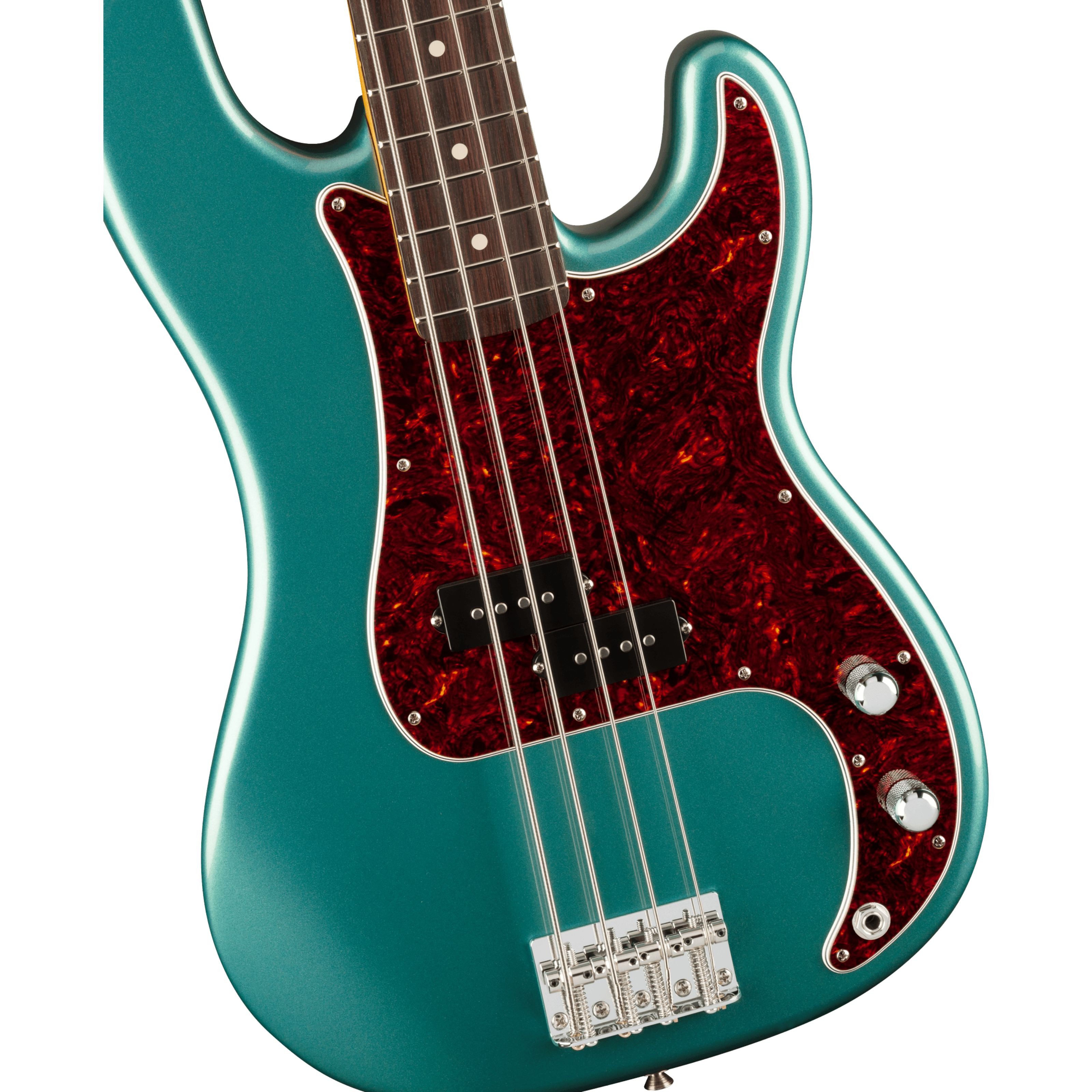 Fender E-Bass, E-Bässe, 4-Saiter E-Bässe, American Professional Classic Precision Bass RW Faded Sherwood Green