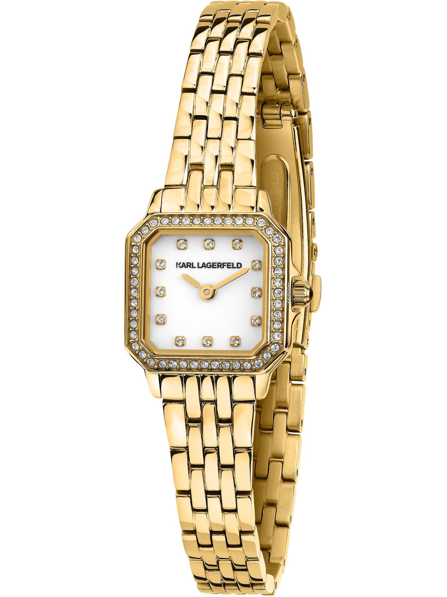 KARL LAGERFELD Quarzuhr Karl Lagerfeld Damen-Uhren Analog Quarz, Klassikuhr