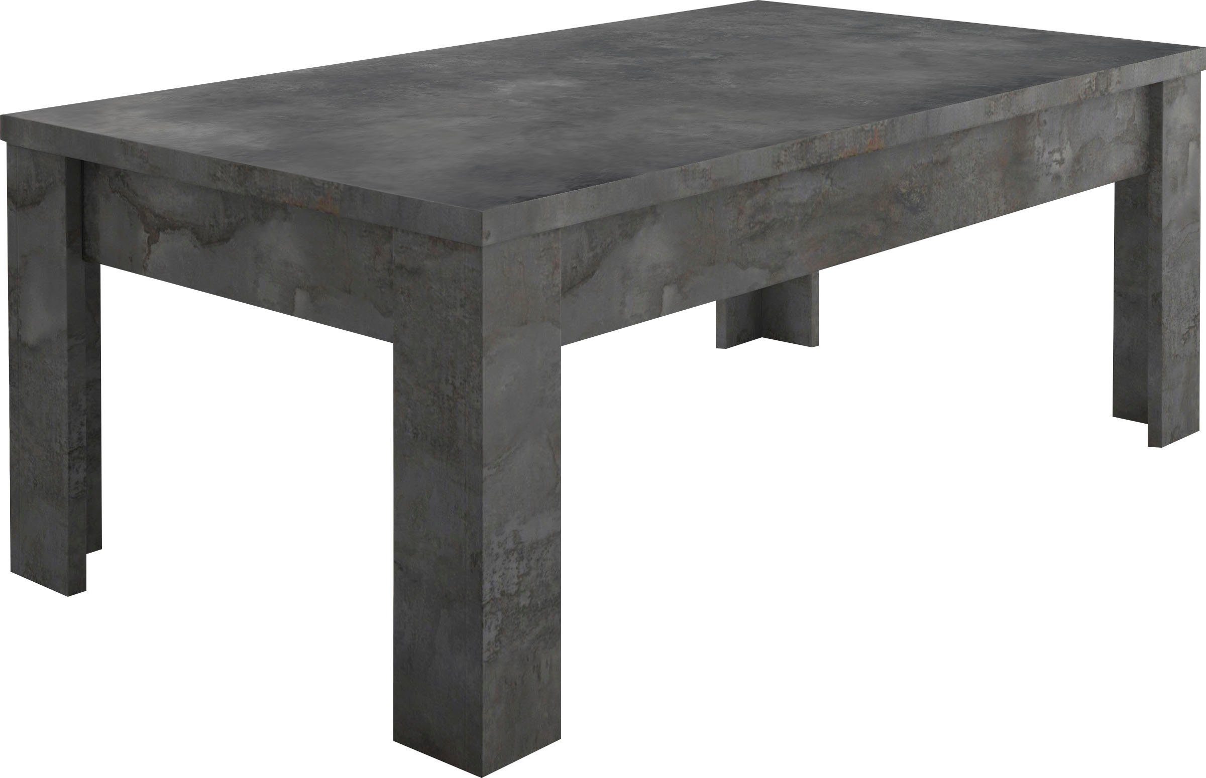 INOSIGN Couchtisch "Dama 122 x 65 cm, Wohnzimmertisch mit Winkelfuß" Sofati günstig online kaufen