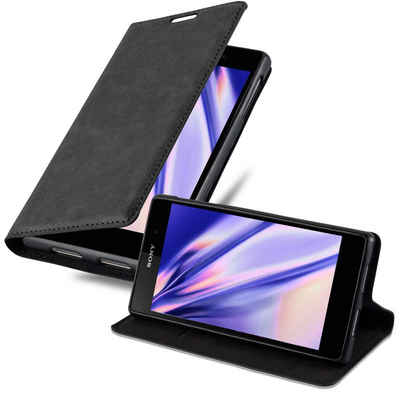 Cadorabo Handyhülle »Book Invis. Magnet«, Hülle für Sony Xperia Z1 Klappbare Handy Schutzhülle - mit Standfunktion und Kartenfach