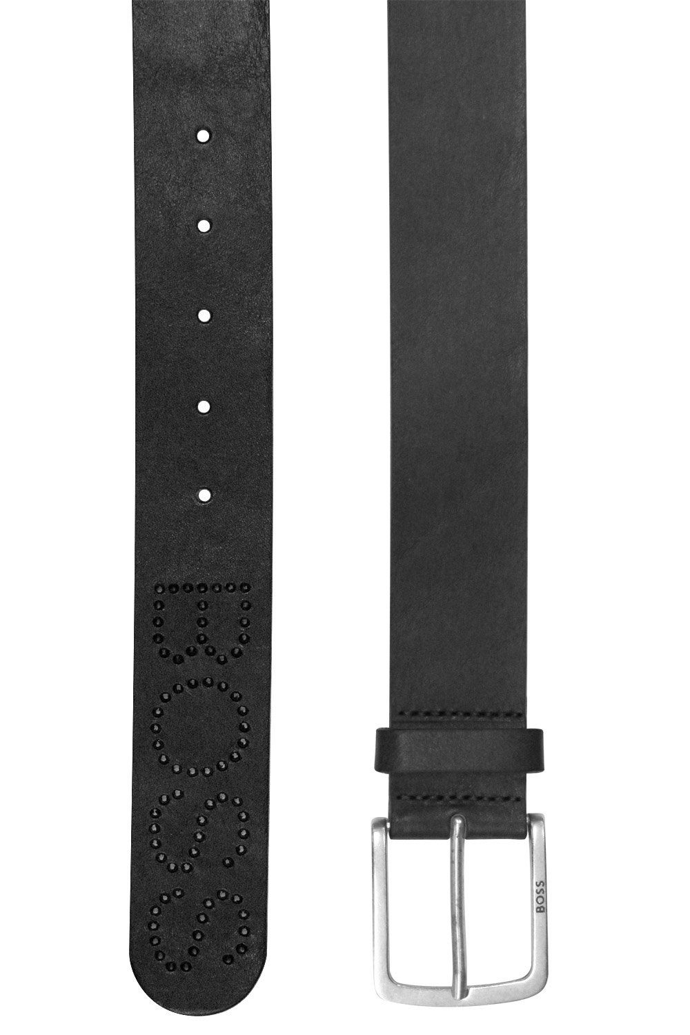 BOSS Ledergürtel Herren-LederSchwarz Jor