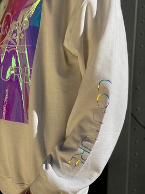 KR-Industries Sweatshirt Sweat Colorful Designer-Label, Rundhals-Pullover