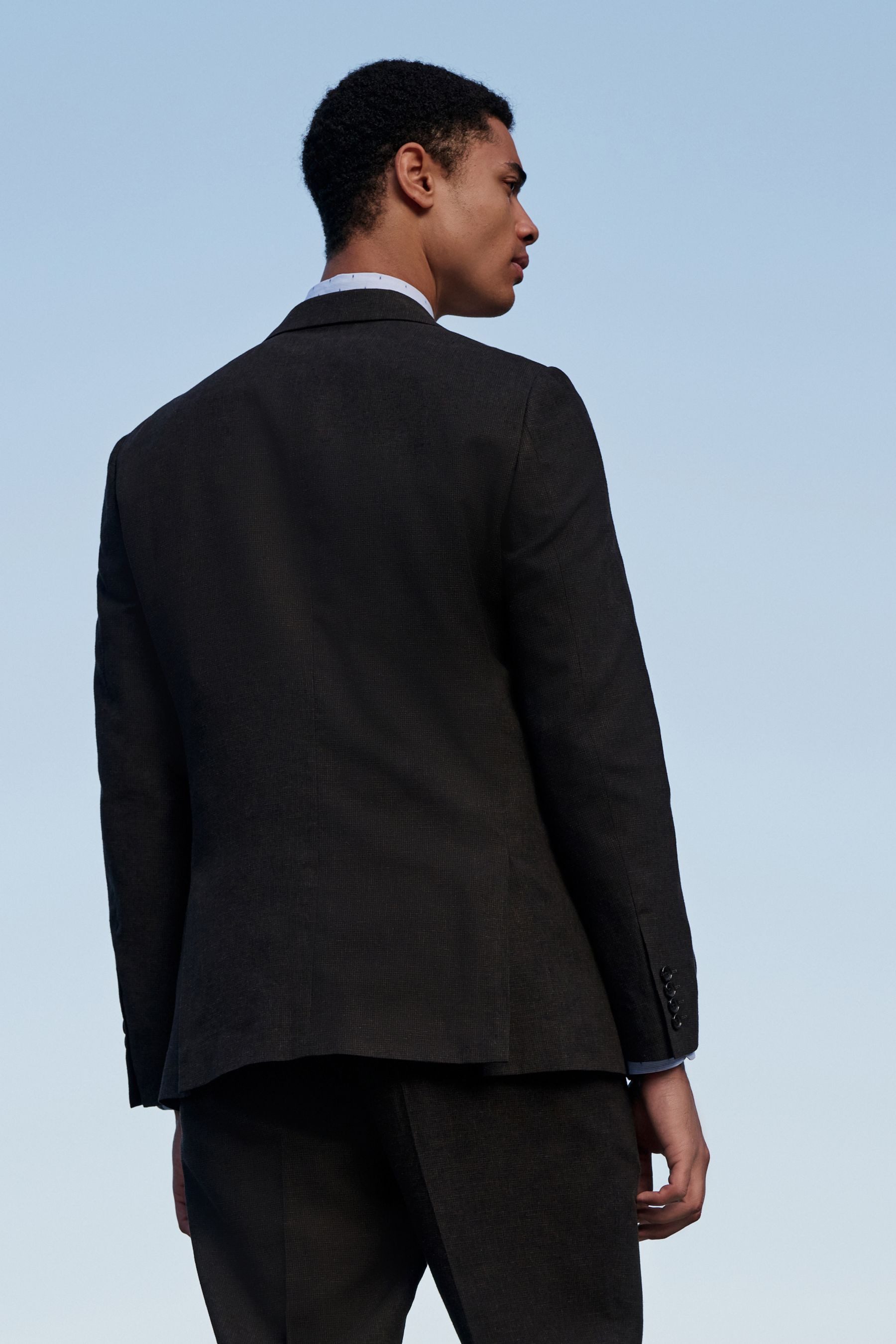 Next Sakko Strukturiertes Slim Fit Anzugsakko (1-tlg) günstig online kaufen