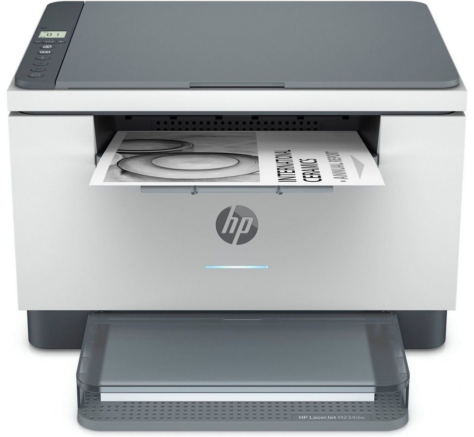 HP LaserJet MFP M234dw 29ppm s/w AiO Laserdrucker, (Bluetooth, LAN  (Ethernet), WLAN (Wi-Fi), HP Instant Ink kompatibel)