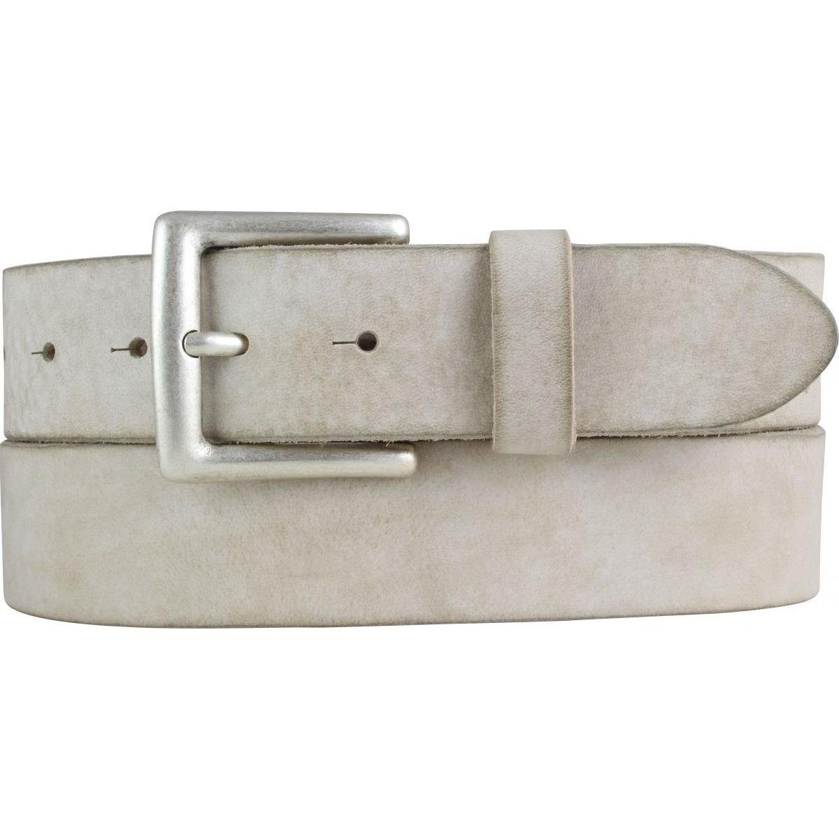 BELTINGER Ledergürtel Gürtel aus weichem Vollrindleder Used-Look 4 cm - Ledergürtel für Herr (1-St)