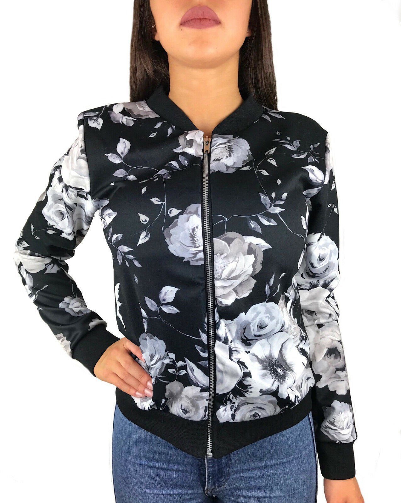 Worldclassca Blouson Worldclassca Damen Bomberjacke Blumenprint Übergangsja günstig online kaufen
