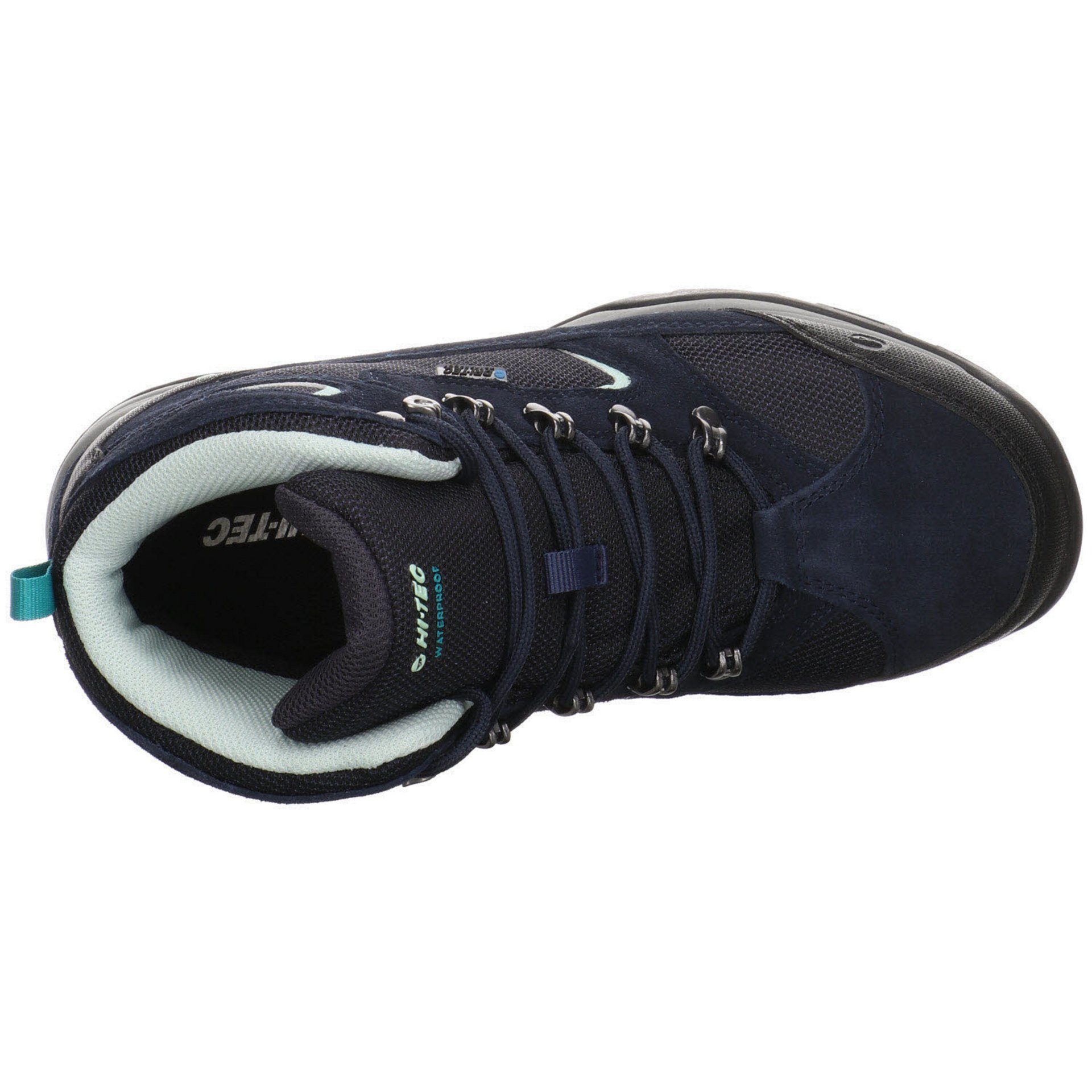 Schuhe Outdoor Storm CAPT/MINT/NAVI Outdoorschuh Outdoorschuh Hi-Tec SKY Damen WP Leder-/Textilkombination