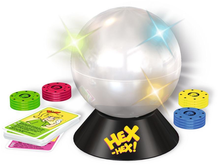 Schmidt Spiele Spiel Bibi Blocksberg, Hexenkugel, mit Sound- und Lichteffekten
