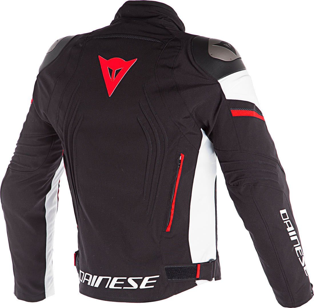 Dainese Motorradjacke Racing D-Dry Textiljacke Black/White/Red Motorrad 3