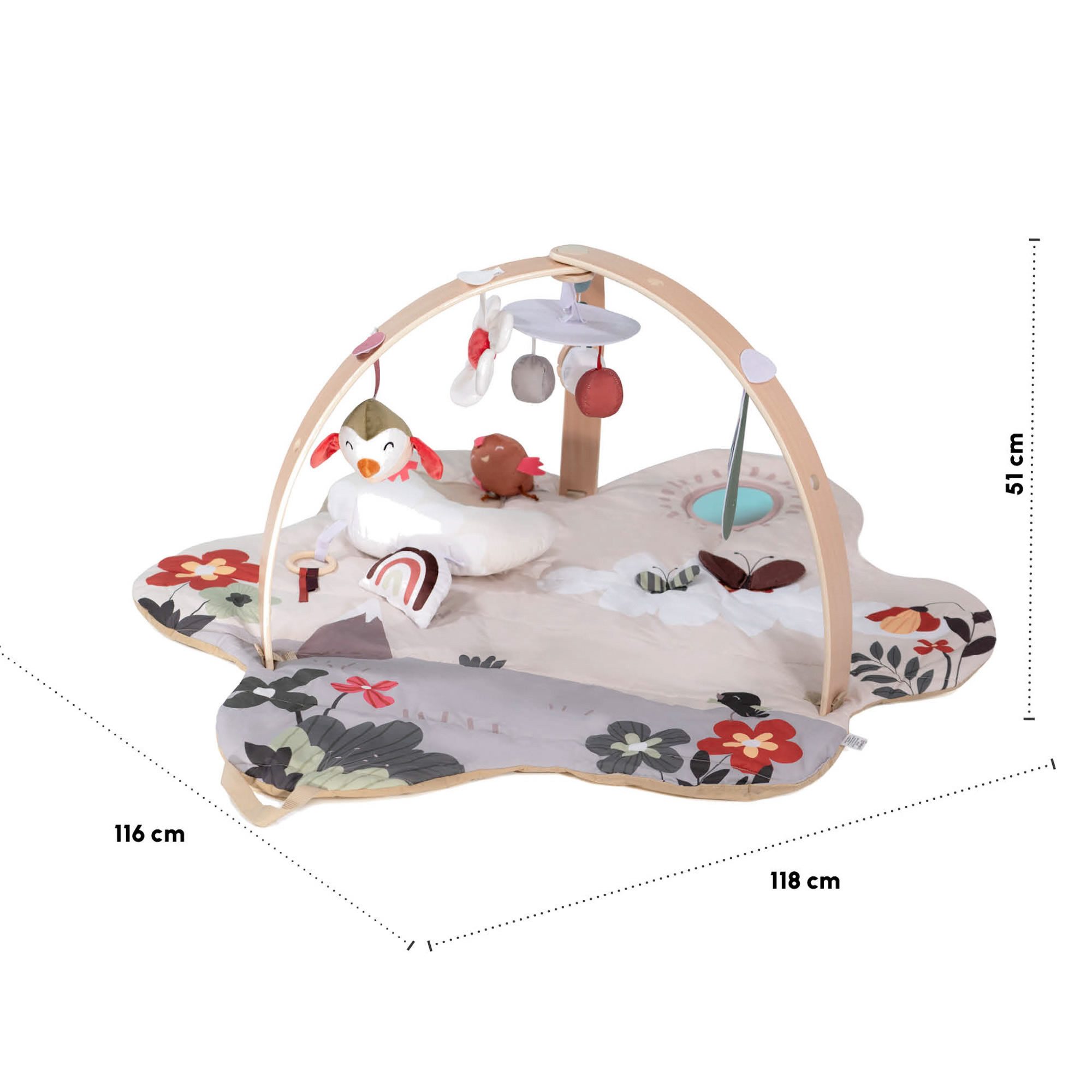 BabyGo Spielbogen Krabbeldecke Bianca Activity Center günstig online kaufen