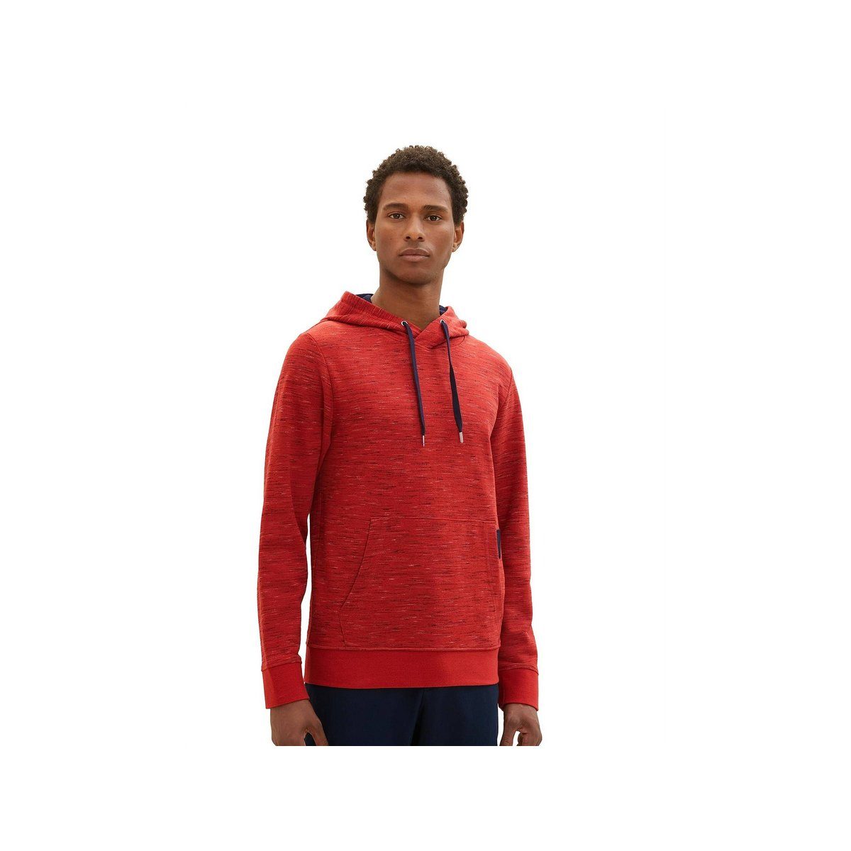 rot (1-tlg) soft red Sweatshirt velvet spac TAILOR TOM