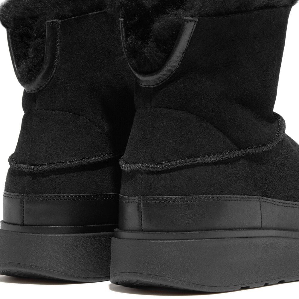 schwarz GEN-FF Microwobbleboard-Ausstattung Winterboots Fitflop mit