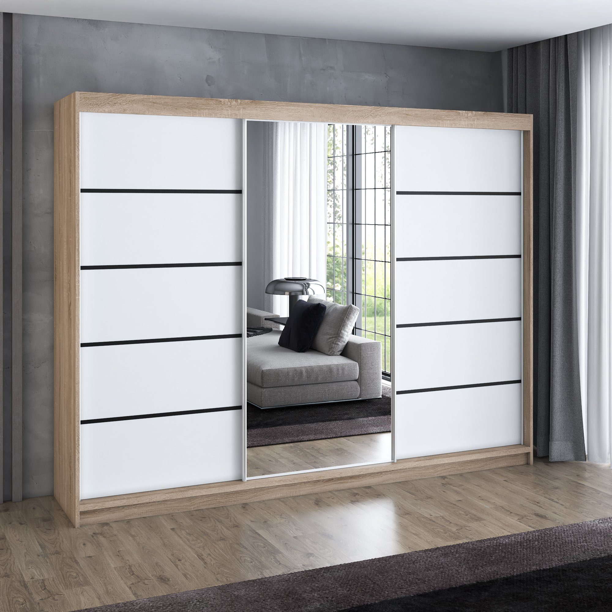 A&J MöbelLand GmbH Schwebetürenschrank VILANO 1 günstig online kaufen