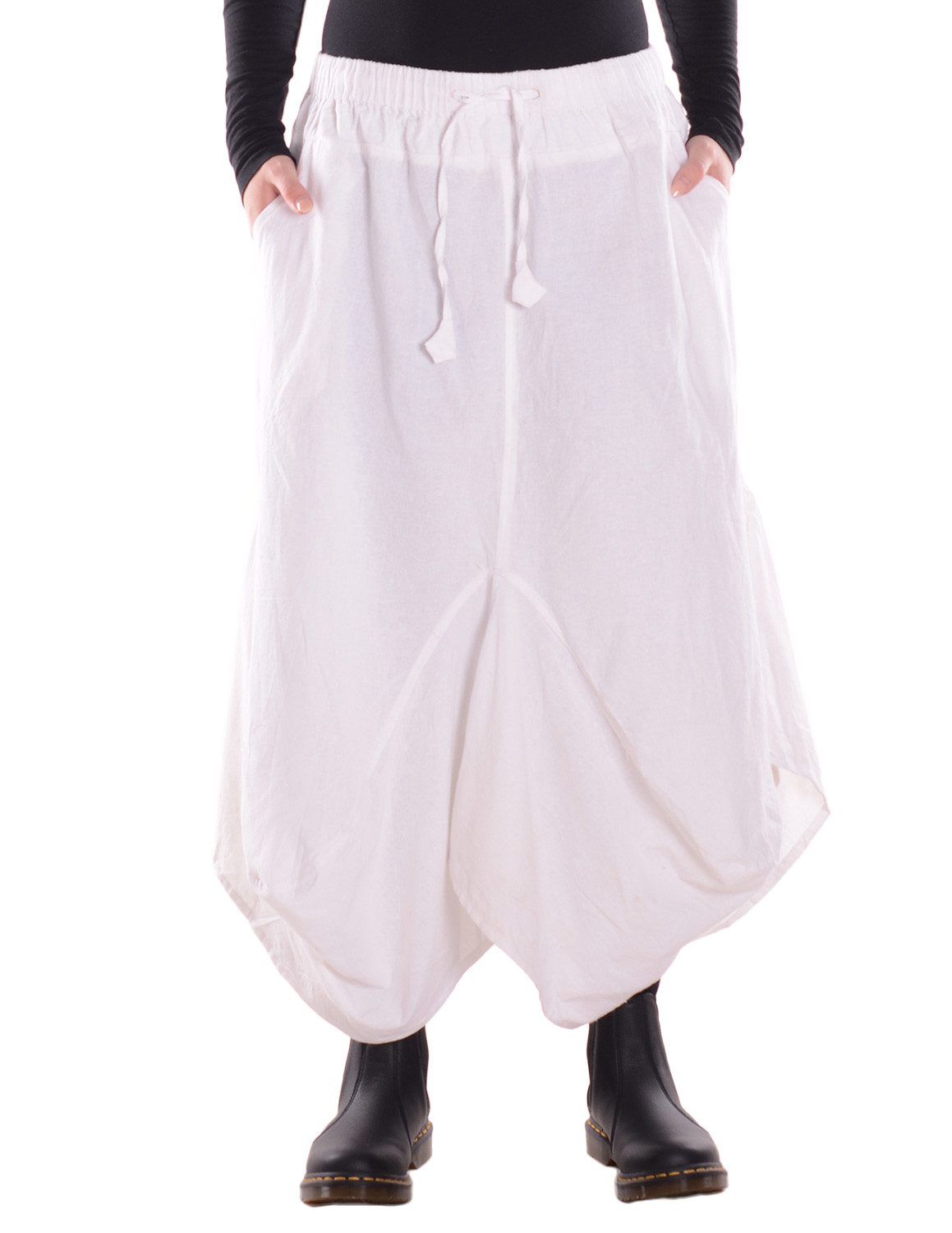 Vishes Ballonrock Langer Rock Damen Ballonrock Baumwolle Taschen Freesize 34-42 Alternative Mode, Boho, Hippie, Ethno, Festival