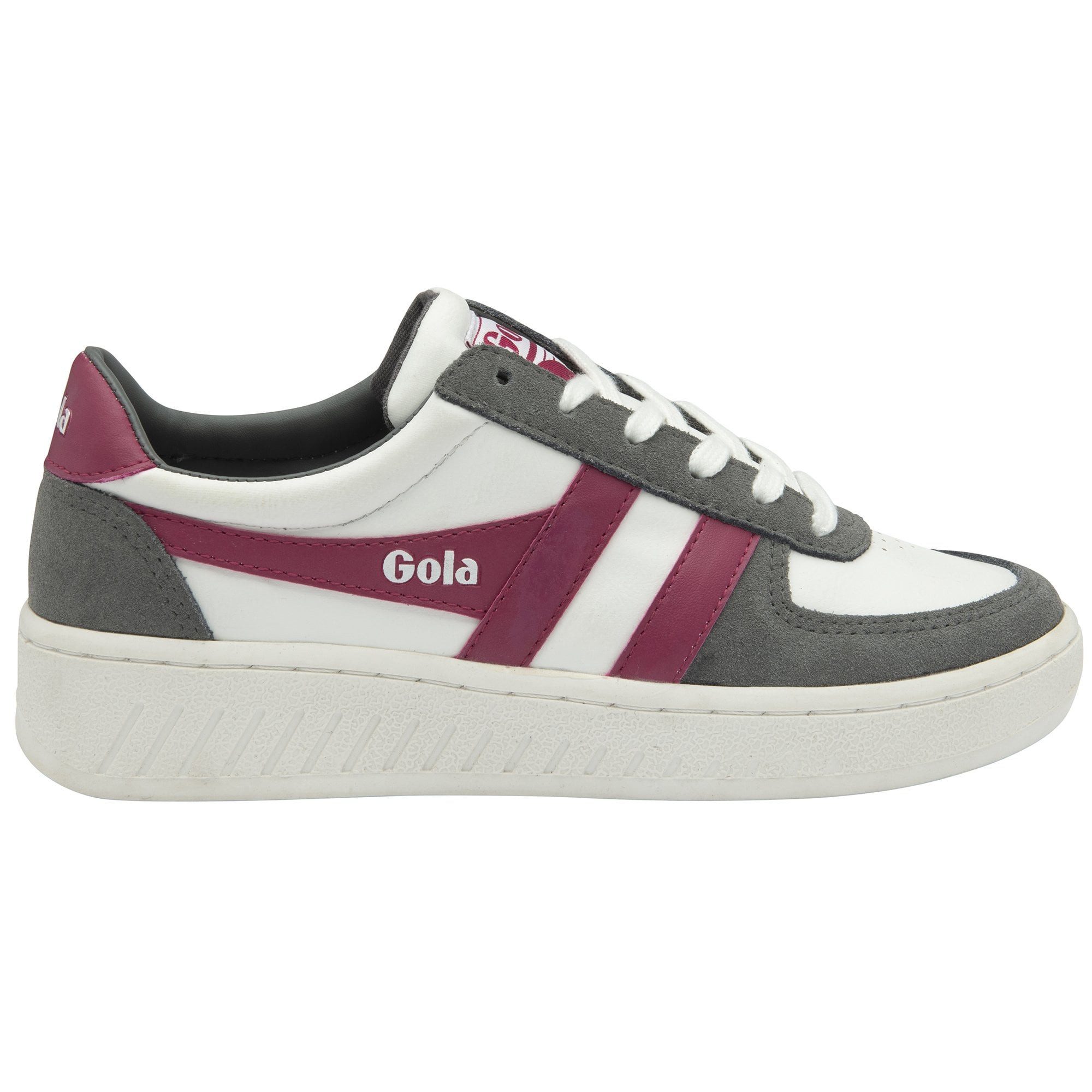 Gola Grandslam Pure weiss/ashgrau/fuchsia Damen Sneaker