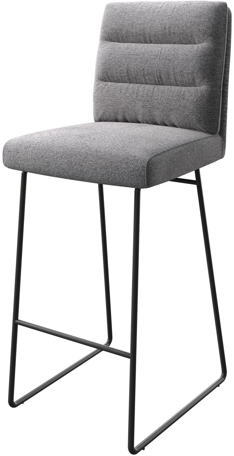 DELIFE Barhocker Pela-Flex, Kufengestell Metall Strukturstoff günstig online kaufen