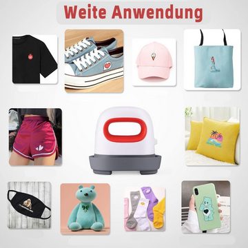 DOPWii Bügelsystem Tragbare Wäschepresse mit einstellbarer Heiztemperatur, für das Heißpressen von T-Shirts, Masken und Schuhen