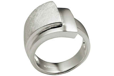 SILBERMOOS Silberring XL Ring "Doppelter Bandring", 925 Sterling Silber