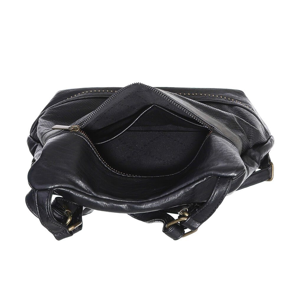 Ital-Design Schultertasche Mittelgroße, Damentasche used Optik Handtasche