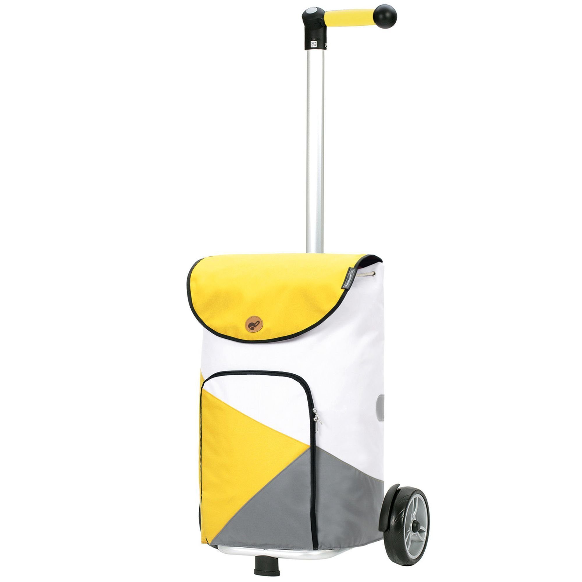 Andersen Einkaufstrolley Unus Shopper, 45 l, Reflektoren gelb