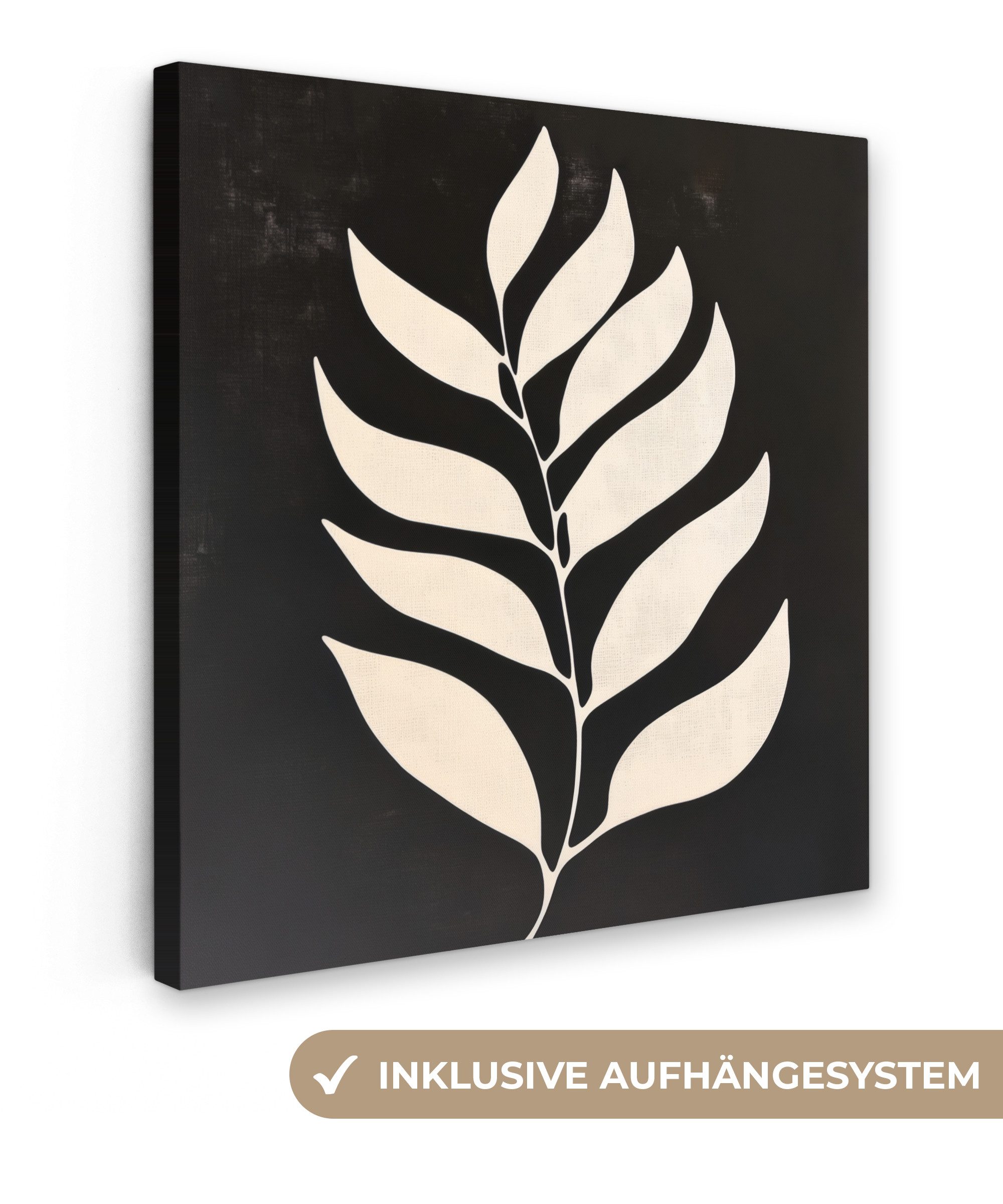OneMillionCanvasses® Leinwandbild Klinge - Weiß - günstig online kaufen