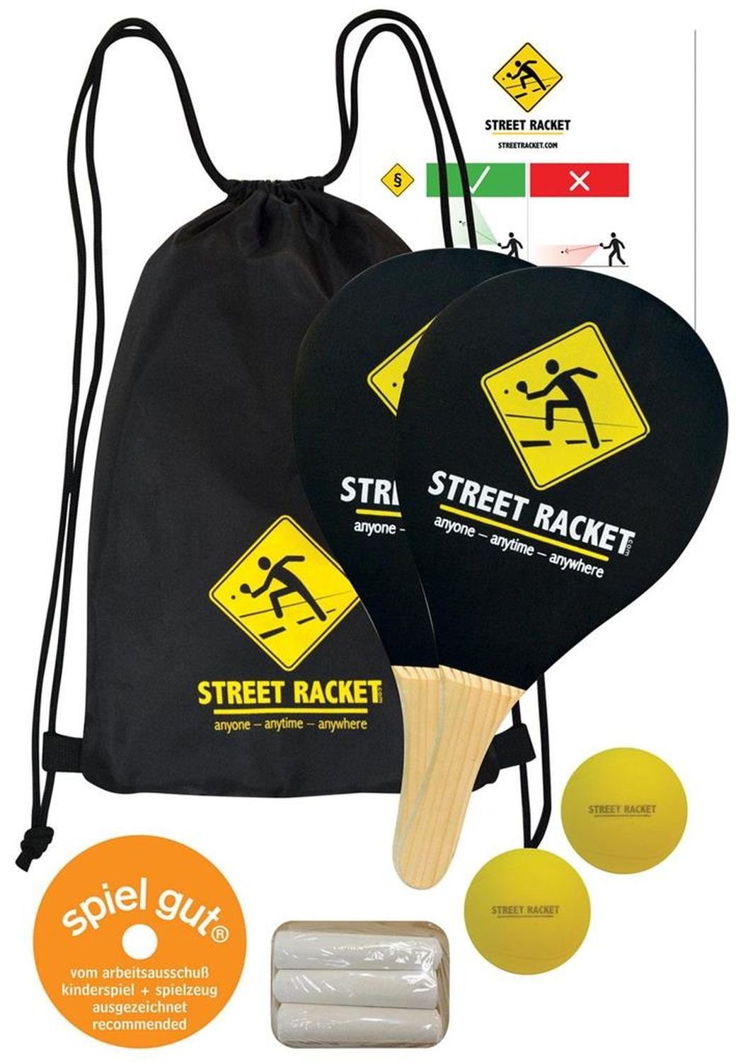 Schildkröt Spiel, Street Racket Set