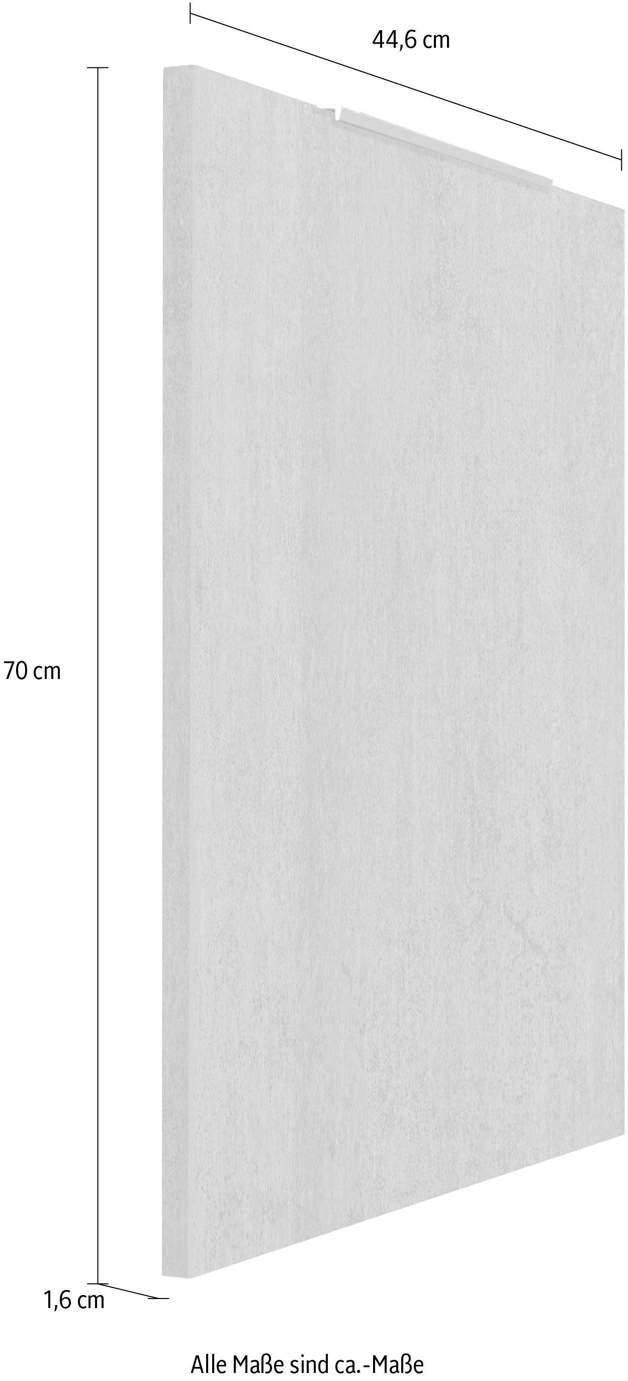Tara, Breite OPTIFIT betonfarben 45 cm Frontblende