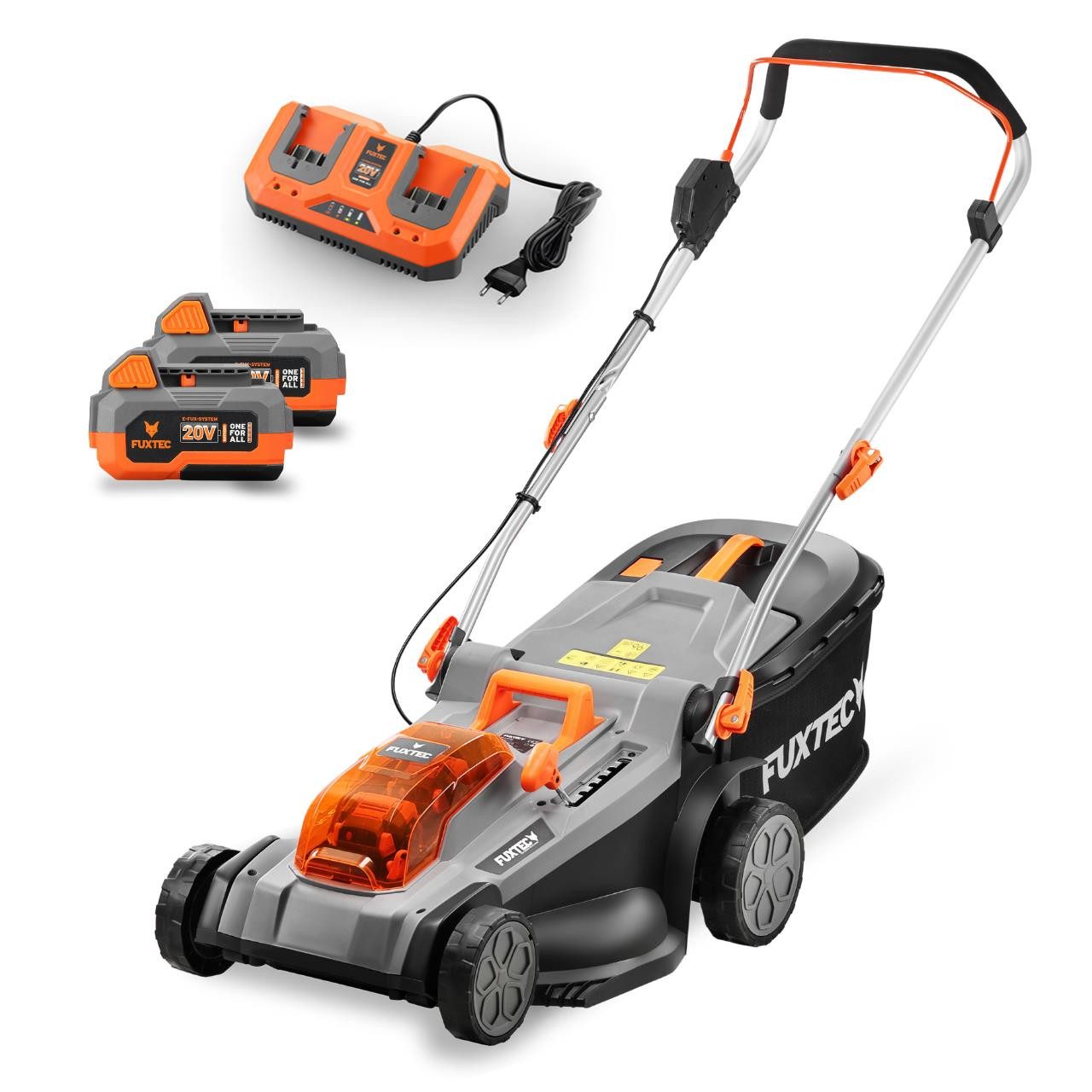 FUXTEC Akkurasenmäher FX-E2RM37SET, 37 cm Schnittbreite, 37 cm Schnittbreit günstig online kaufen