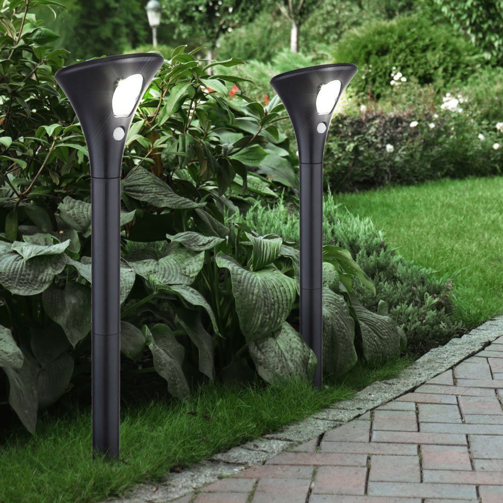 Gartenleuchte, Solar Gartenleuchte mit Bewegungsmelder