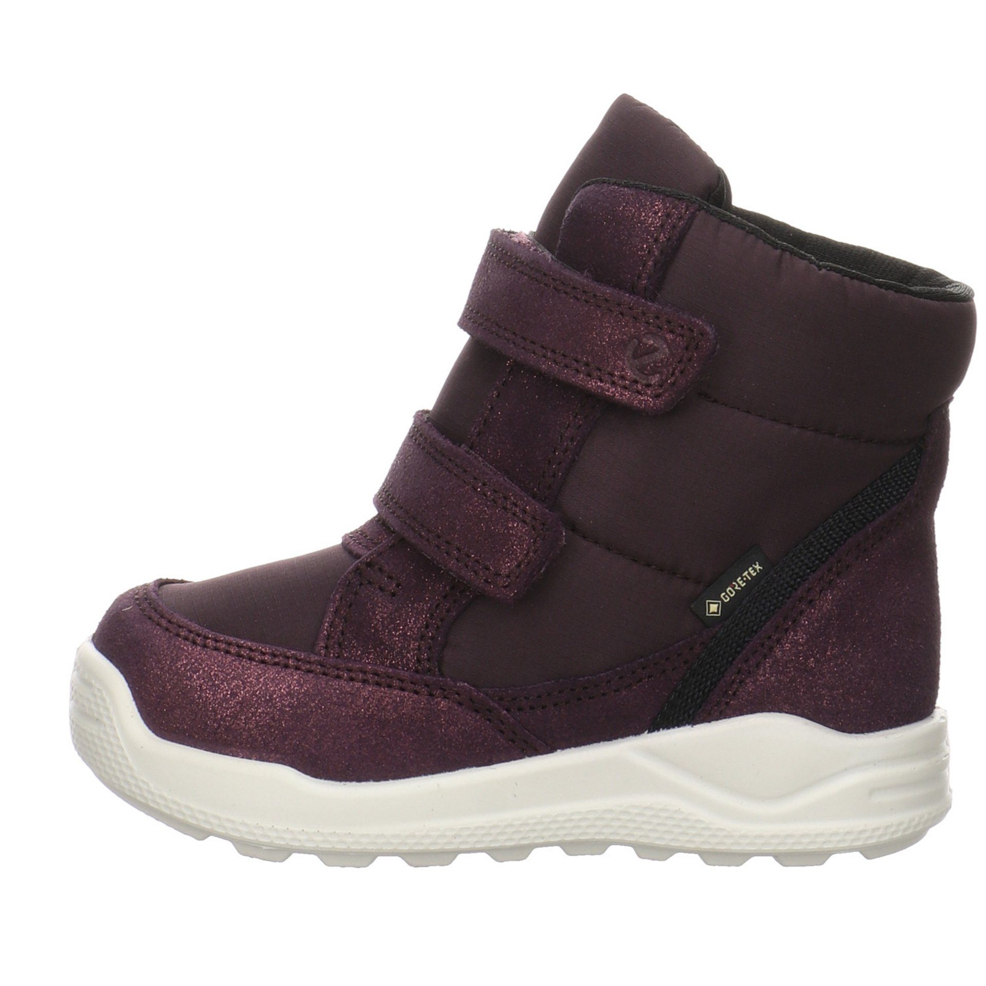 Schuhe Mini Jungen Stiefel Ecco Urban SHADE BAROLO/F Leder-/Textilkombination NIGHT Stiefel Klettboots