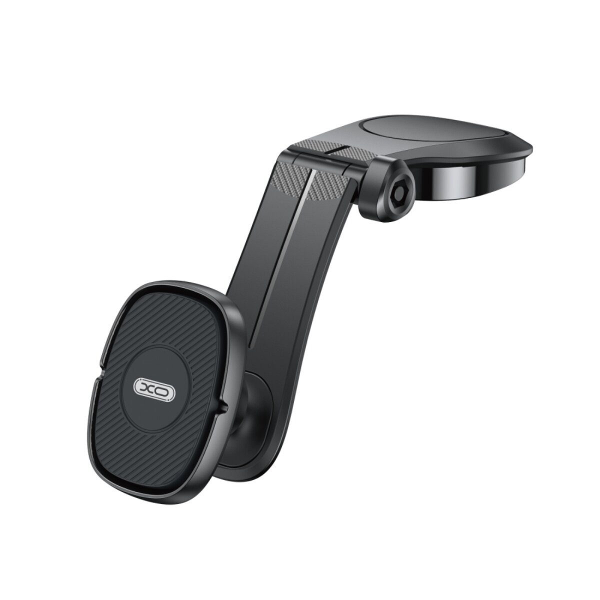 XO Smartphone-Halterung C101 magnetische Auto-Handyhalterung Schwarz selbstklebend, (bis 6,7 Zoll, Einzelartikel, Einzelartikel, Sechs starke Magnete für stabilen Gerätehalt)