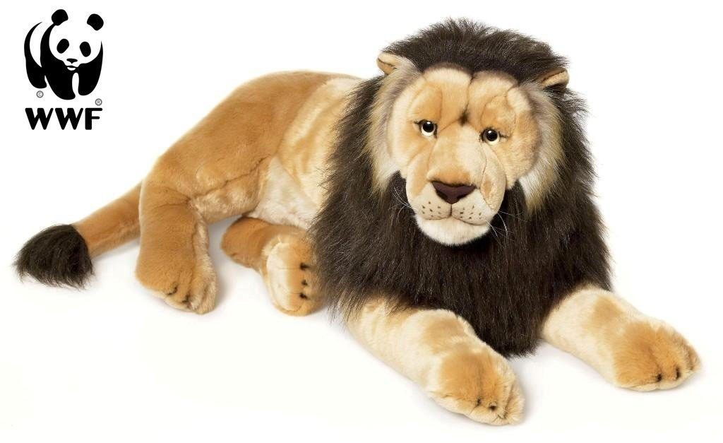 WWF Plüschtier Löwe (19 Cm) – Lebensecht, Flauschig, Mit Spende Für Den Artenschutz