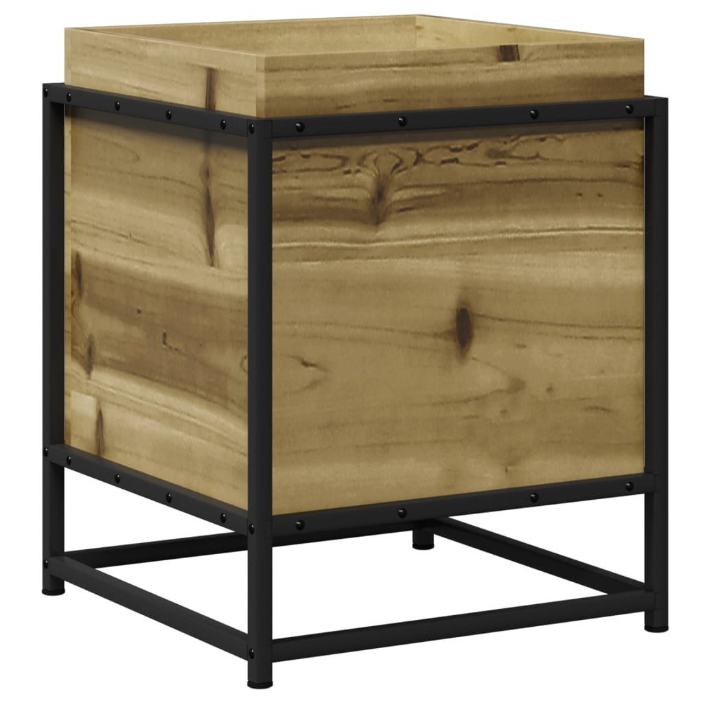 vidaXL Blumentopf Pflanzkübel 40x40x50 cm Kiefernholz Imprägniert (1 St)