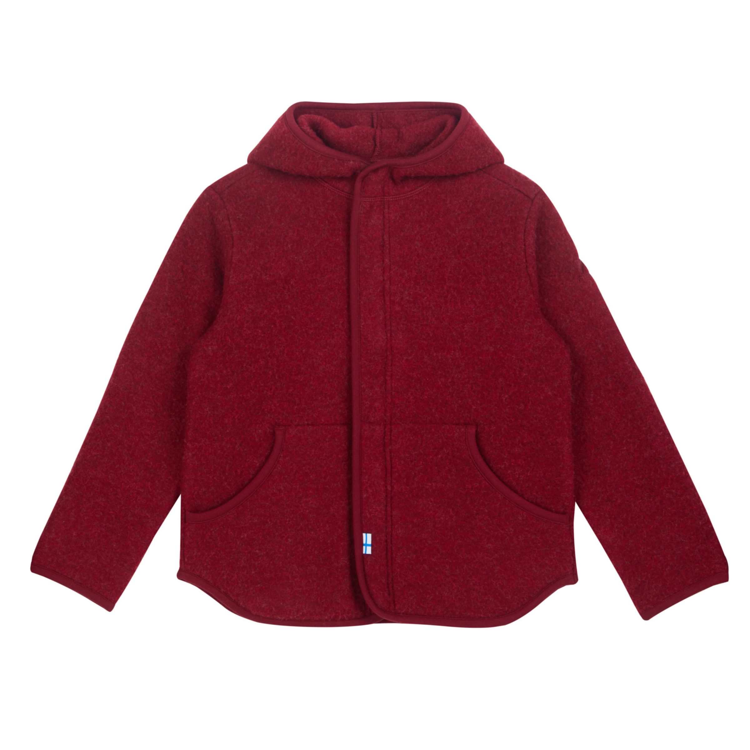 Finkid Wolljacke Finkid Luonteva Wolljacke Zip In Cranberry 90/100