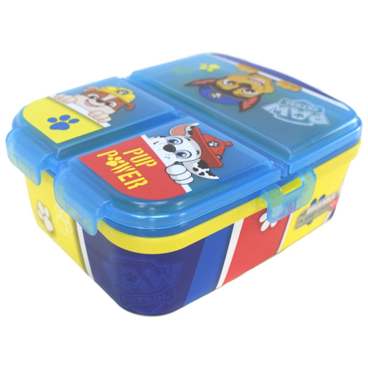 Stor Lunchbox Brotdose für Kinder mit 4 Fächern verschiedene Motive, Kunststoff, authentisches Design