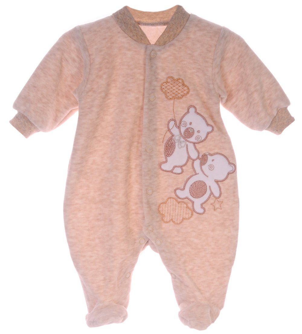 La Bortini Strampler Strampler Overall Baby Anzug Schlafanzug Einteiler 46 50 56 62 68