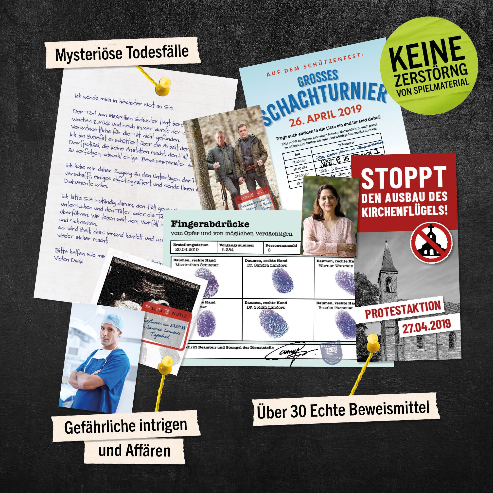 Hidden Games Tatort Spiel Der Fall Klein-Borstelheim, Krimispiel, Made in Germany