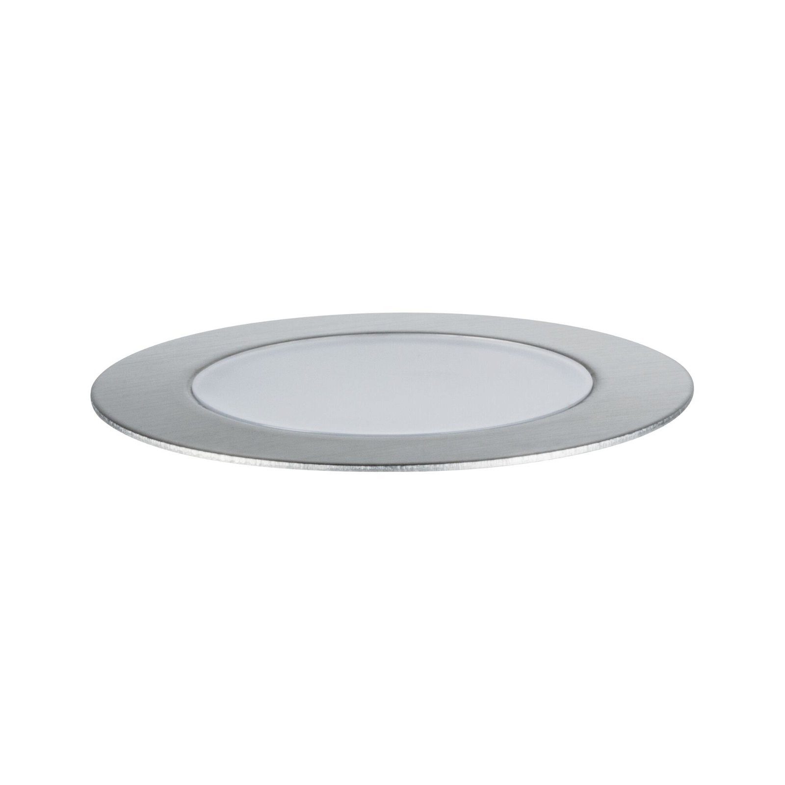Paulmann LED Einbauleuchte Plug & Shine Floor Einzelleuchte IP67 2200K 2W Silber, LED fest integriert, Bodeneinbauleuchte, Insektenfreundlich