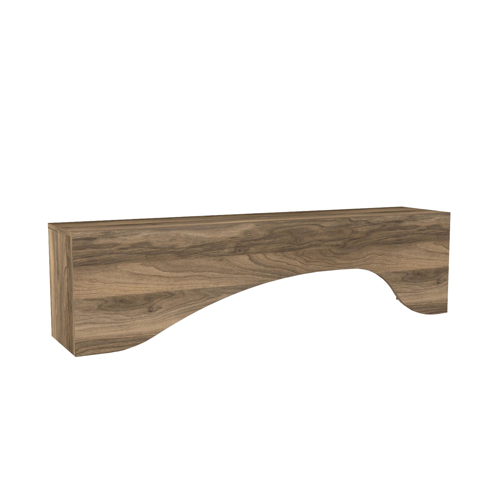 moebel17 Lowboard moebel17 TV Lowboard 150 cm Travertin-Optik Stein Beige (Einzelmöbel, 1 St., Besteht aus 1 TV Lowboard), Pflegeleichte Oberfläche, Granitoptik