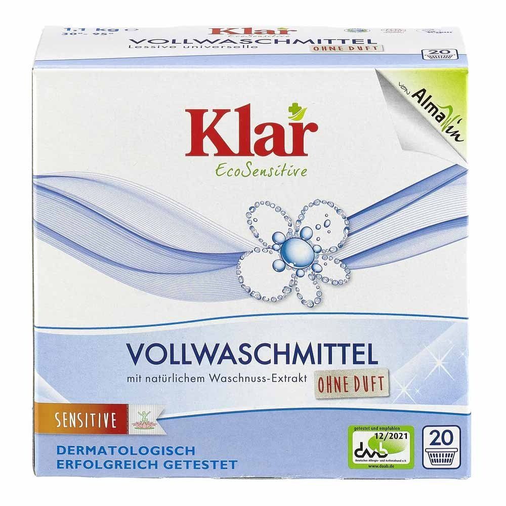 Almawin Klar - Vollwaschmittel - Pulver 1,1Kg Vollwaschmittel