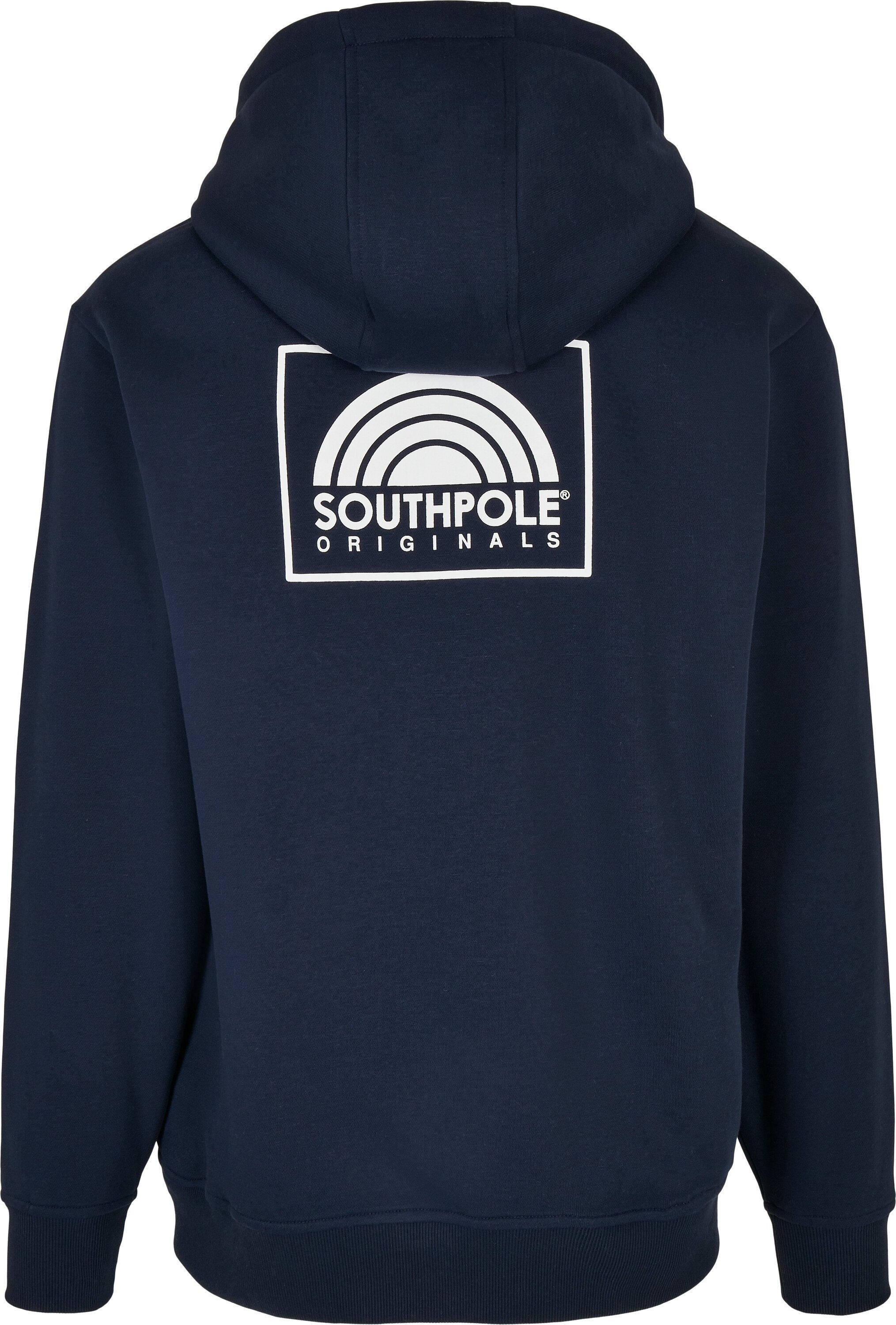 (1-tlg) Hoodie Herren Southpole midnightnavy Southpole Hoody Square Logo