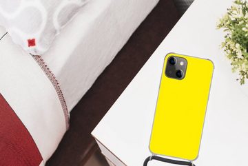 MuchoWow Handyhülle Gelb - Zitrone - Neon - Farben, Handyhülle Telefonhülle Apple iPhone 13